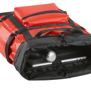 Close up of the 21L rPET Wellington Backpacks from Total Merchandise