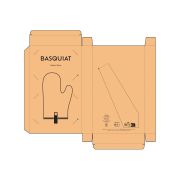 Box of the Recycled Cotton Basquiat Oven Glove from Total Merchandise