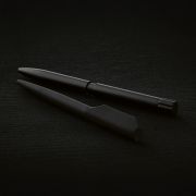 Lifestyle image of the Recycled Aluminium Pens in Gift Box in Black