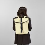 Lifestyle image of the Milan 24L Recycled Backpack from Total Merchandise