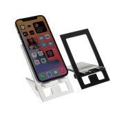 Logo Printed RCS Recycled Plastic Foldable Phone Stands from Total Merchandise