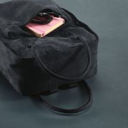 Lifestyle image of the Recycled Cotton Backpacks from Total Merchandise