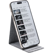 Promotional BrandCharger MagSafe rPET Phone Stand Wireless Charger in Grey from Total Merchandise