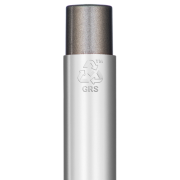 An image of the GRS recycled logo displayed on the back of the Ergo GRS Recycled Aluminium Ballpens