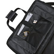 Logo Branded rPET Gym Bag in Black printed with your company logo from Total Merchandise