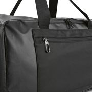 Promotional rPET Gym Bag in Black printed with your company logo from Total Merchandise