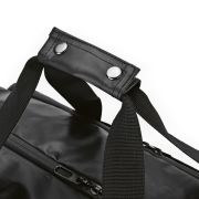 Customisable rPET Gym Bag in Black printed with your company logo from Total Merchandise