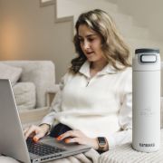 Lifestyle image of the Kambukka® Elton Insulated 600ml Water Bottle from Total Merchandise