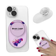 Promotional MagSafe Phone Grip Holder in Clear branded with your company logo from Total Merchandise