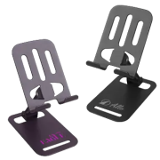 Logo printed Foldable Metal Mobile Phone Stand with a design from Total Merchandise