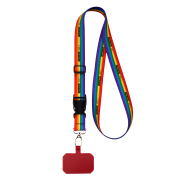 Pride Phone Holder Lanyard in Red 14