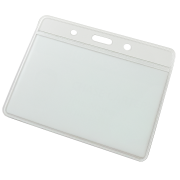 Branded Clear PVC Card Holders in Clear from Total Merchandise