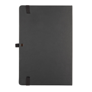The back if the A5 Premium Recycled Nevus Notebook from Total  Merchandise