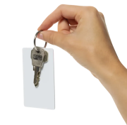 Lifestyle image of the Rechargeable Ultra-Thin Recycled Finder Card from Total Merchandise