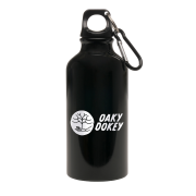 Branded Recycled 400ml Pollock Glossy Sports Bottle in Black from Total Merchandise