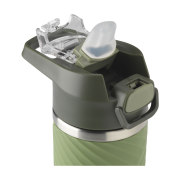 500ml Recycled Stainless Steel Bottles in Green printed with your logo from Total Merchandise