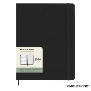 Branded Moleskine XL Hard Cover 12 Month Weekly Planner in Black from Total Merchandise