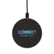 Branded NOVA Wireless Fast Charger in Black from Total Merchandise
