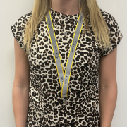 Lifestyle image of the Reflective Lanyards with a design from Total Merchandise