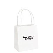 Small White Brunswick Paper Bag in White