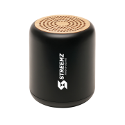 Customisable NOVA Bluetooth Speaker in Black printed with your logo from Total Merchandise