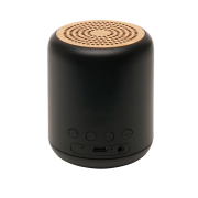 Personalisable NOVA Bluetooth Speaker in Black printed with your logo from Total Merchandise
