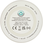 15W Recycled Plastic Wireless Charging Pad
