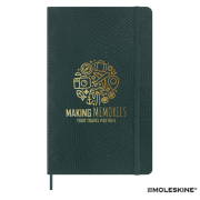 Promotional Moleskine 100% VEGEA® Boa Large Soft Cover Notebook in Green from Total Merchandise