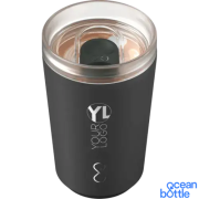 Customisable Ocean Bottle 350ml Insulated Tumbler in Obsidian Black from Total Merchandise