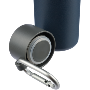 Personalisable 600ml Recycled Stainless Steel Double Walled Bottle in Blue from Total Merchandise
