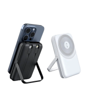 Custom 10,000mAh MagSafe Powerbank with Stand with a design from Total Merchandise
