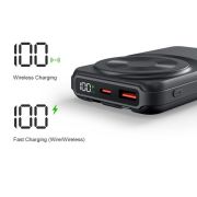 Lifestyle image of the 10,000mAh MagSafe Powerbank with Stand from Total Merchandise
