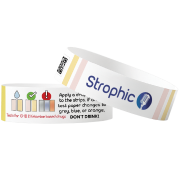 Custom Branded Check Your Drink Spike Test Wristbands Printed with a Logo by Total Merchandise