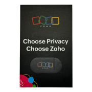 Customisable Oval Webcam Cover in Black printed with your logo from Total Merchandise