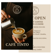 A4 Leaflets in White
