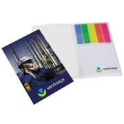 Corporate branded sticky notes for schools