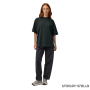Branded Coloured Stanley/Stella Blaster Oversized T-Shirts in Black from Total Merchandise