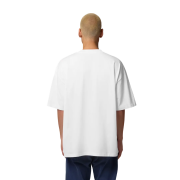 The back of the White Stanley Stella Blaster Oversized T-Shirts from Total Merchandise