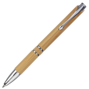 Personalisable Eco Bamboo Ballpens in Bamboo branded with your logo from Total Merchandise