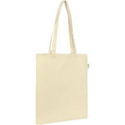 Promotional Sandgate Recycled 7oz Cotton Canvas Tote Bag in Natural from Total Merchandise