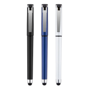 Promotional Gel Roller Pen with Stylus in all colours printed with your logo from Total Merchandise