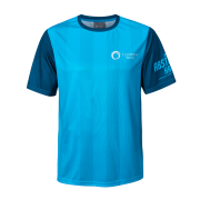 Logo branded All Over Printed Mens Sports T-Shirt in White from total Merchandise