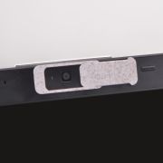 Lifestyle image of the Eco wheat Webcam Cover with a design from Total Merchandise