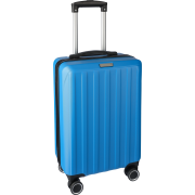 Customisable Hard Shell Suitcase in Blue branded with your logo from Total Merchandise