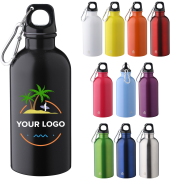 Promotional 400ml Recycled Stainless Steel Single Walled Bottle from Total Merchandise
