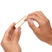 Lifestlye image of the Bamboo Nail Files from Total Merchandise