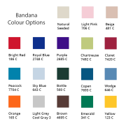 Coloured Tie Up Bandana