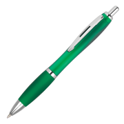 Custom Printed Contour Frost Ballpens in Frosted Green from Total Merchandise