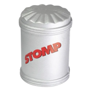 Custom Branded Stress Dustbin in Silver printed with your logo from Total Merchandise