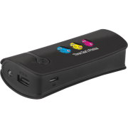Promotional 4400mAh Velocity Powerbank in Black from Total Merchandise